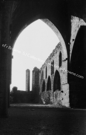 DUNBRODY ABBEY NAVE & ARCH FROM E.